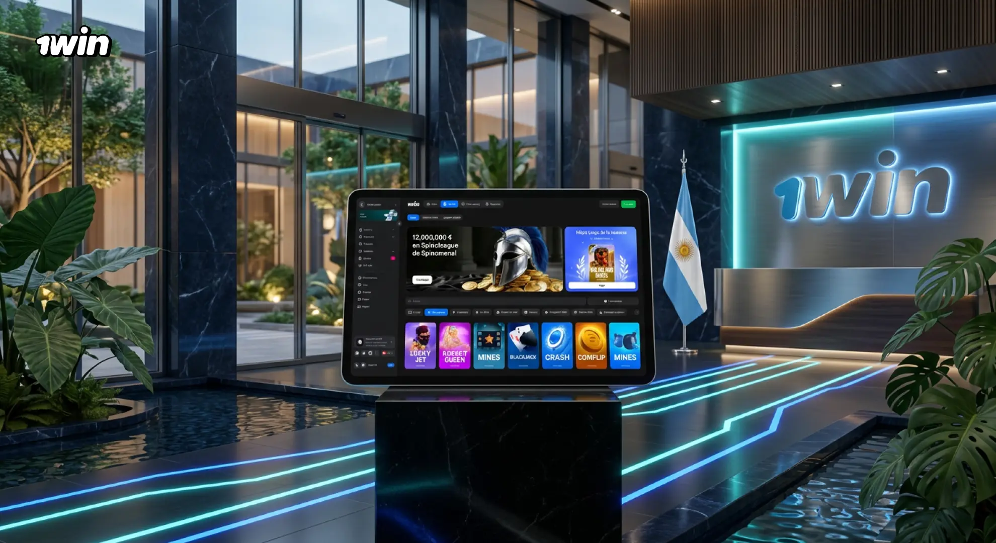 Salón de juegos de 1win